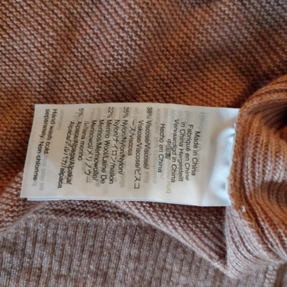 NWT Madewell Kimball Pullover Sweater Rose XS - Picture 3 of 7